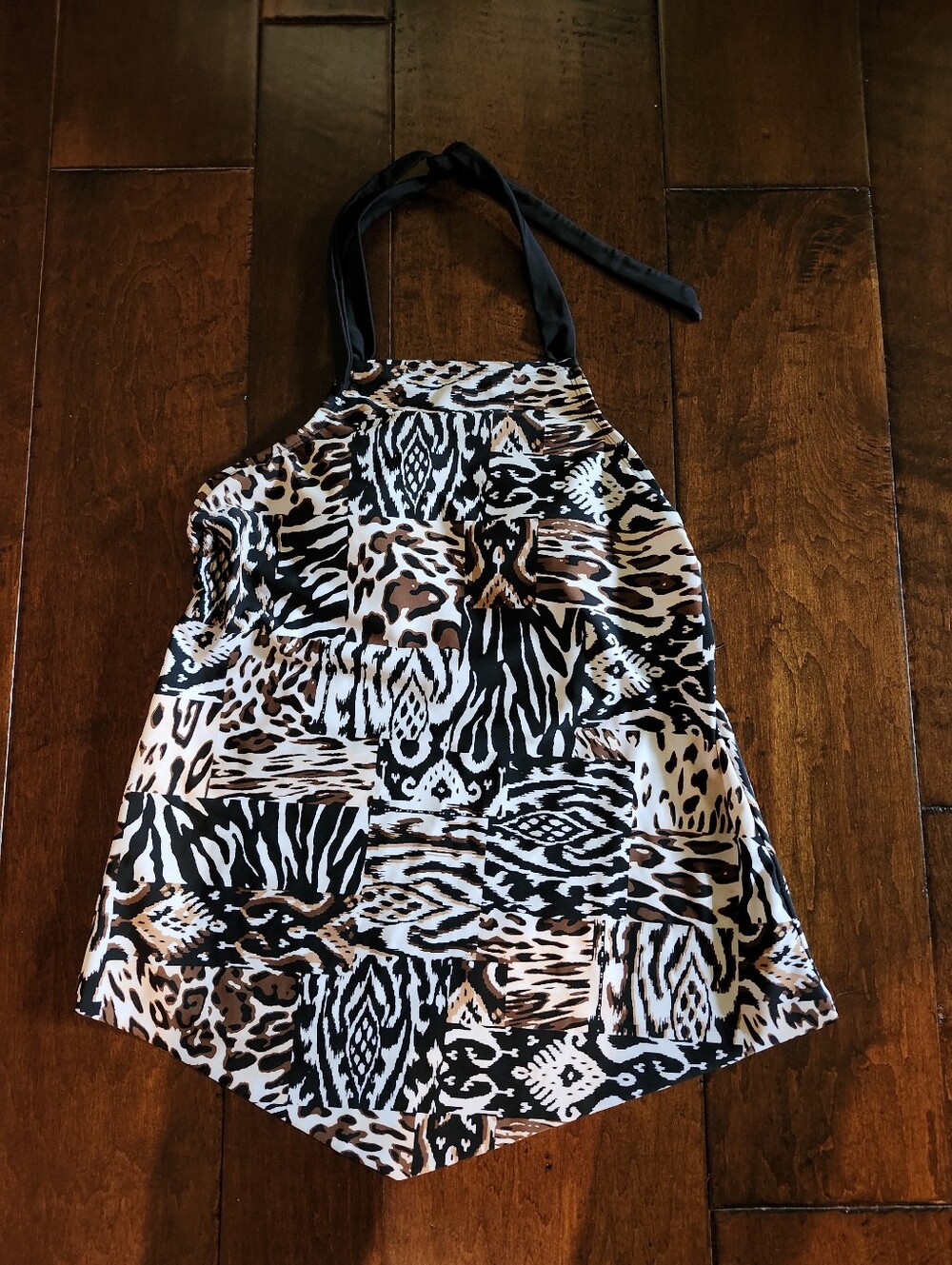 a.n.a. Size L Animal Print Tankini Swim Top